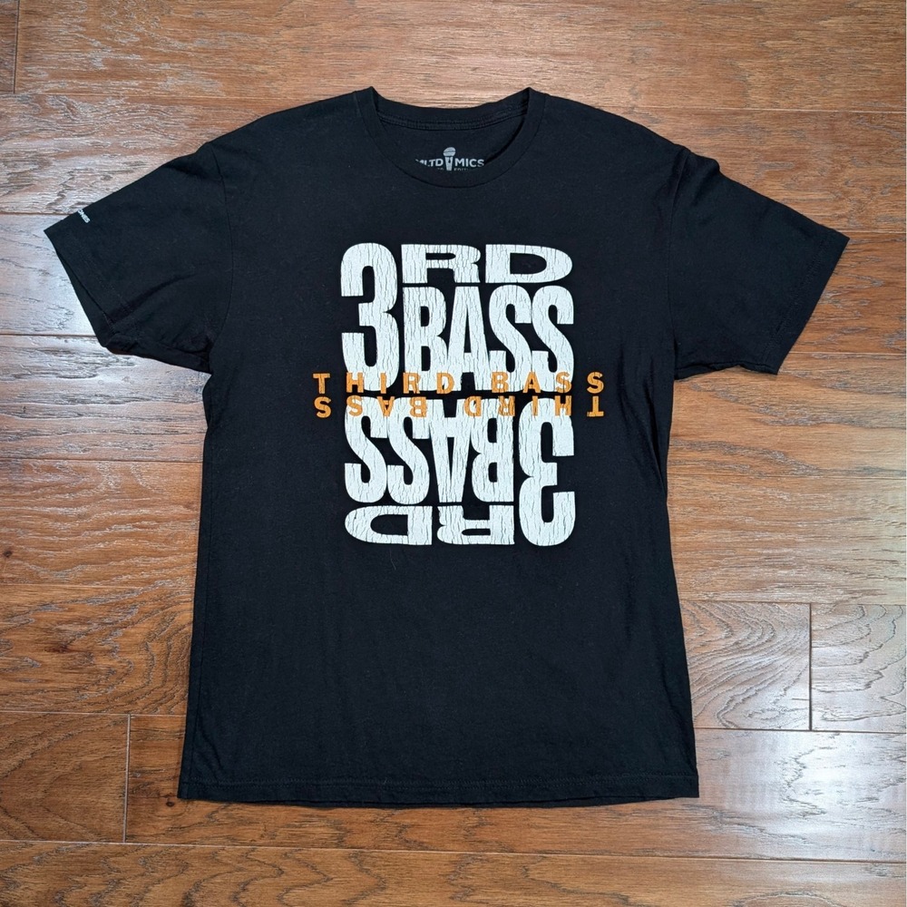 3rd Bass MLTD MICS Limited Edition Mens Medium 19x27‎ Black Hip Hop Rap Tee